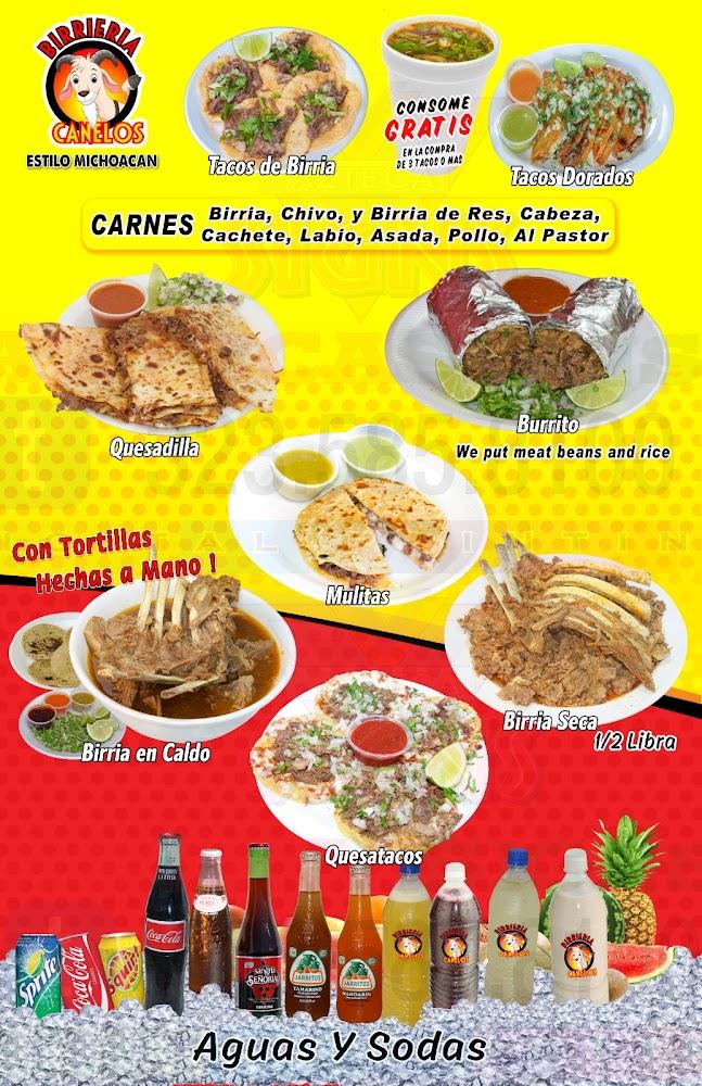 Birrieria Canelo's Estilo Michoacan Menu image 1